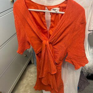 Orange Mini Dress